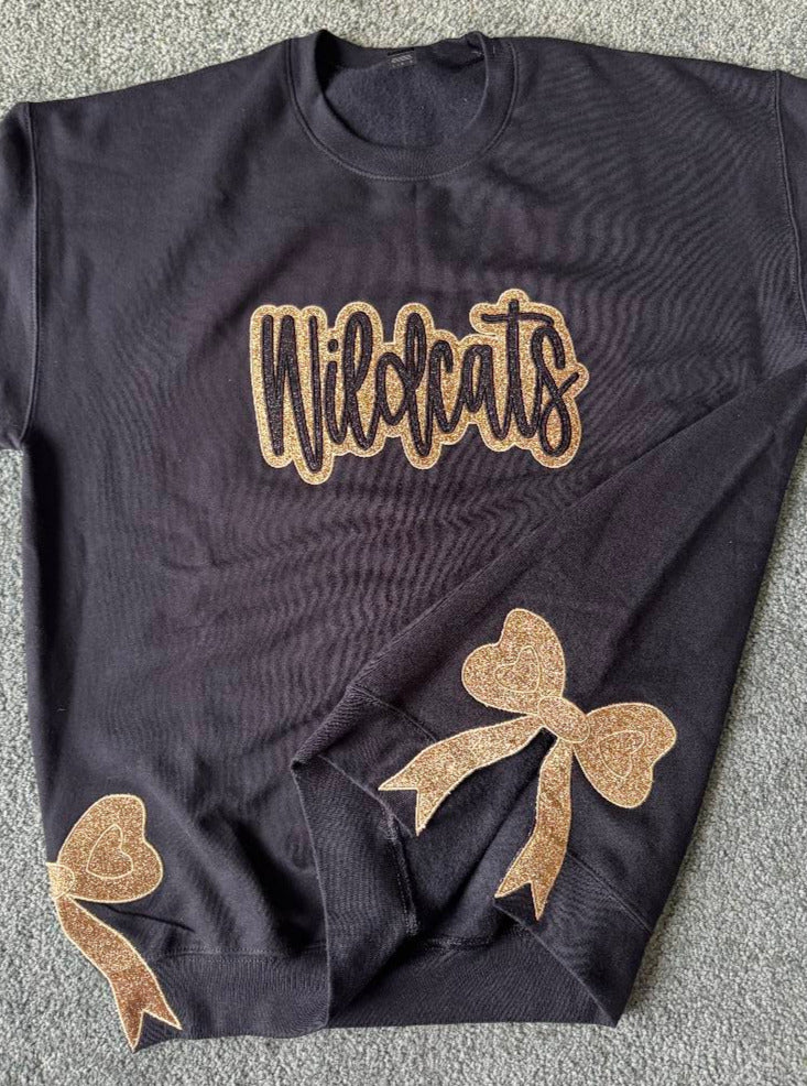 Wildcat Glitter with Side bows