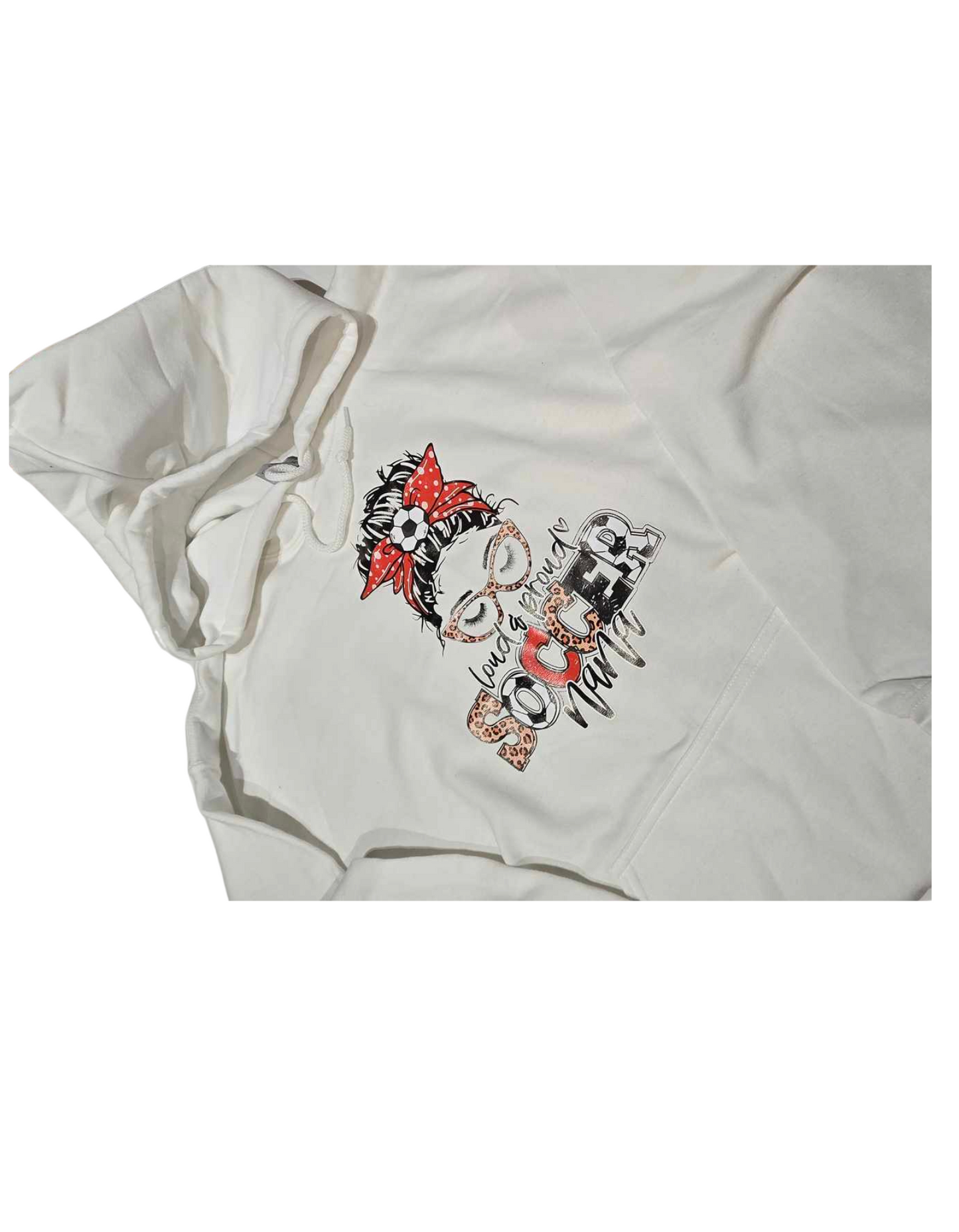 Soccer Nana Gildan Heavy Adult Large Hoodie