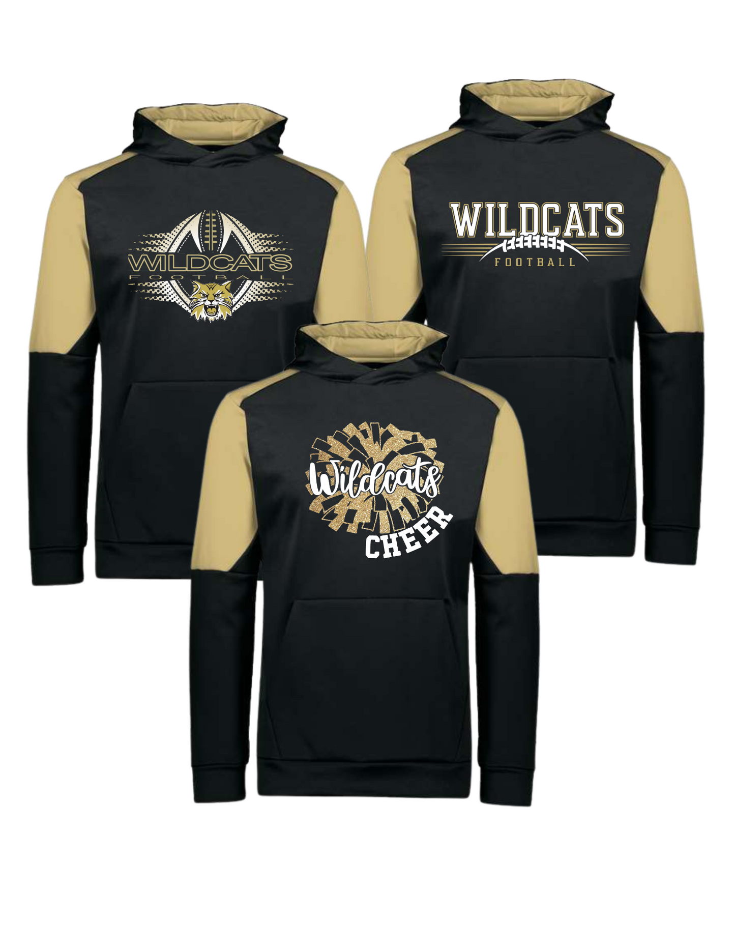 WWJR Wildcats with Westie and Glitter Pom Pom Holloway Hoodie Youth & Adult