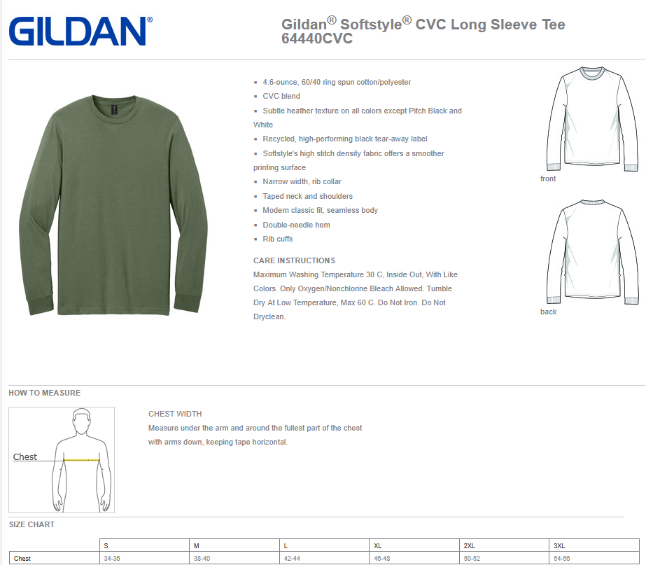 WWJR Wildcats Gildan Long sleeve Tee Youth & Adult