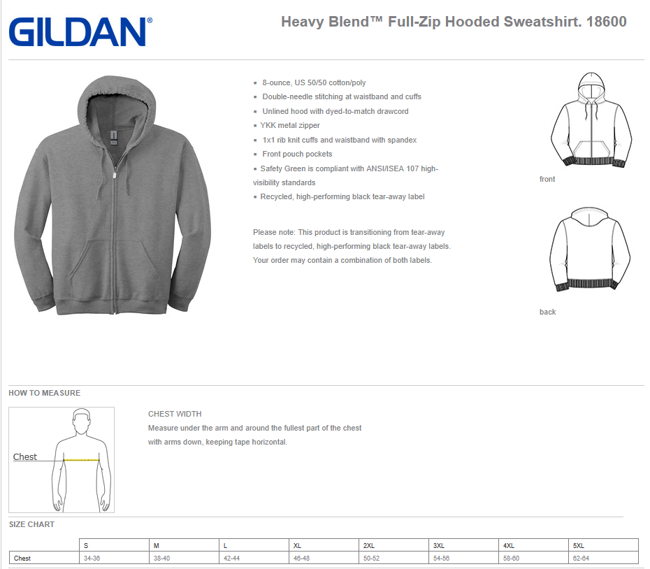 WWJR Wildcats Glitter Cheer Pom Gildan Heavy Blend Full Zip Hooded Sweatshirt Youth and Adult