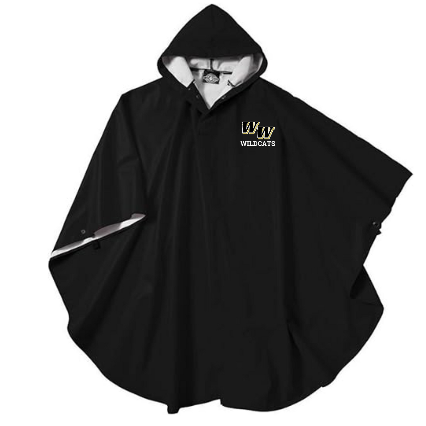 WWJR Wildcats Charles River Pacific Ponchos Youth or Adult with embroidery