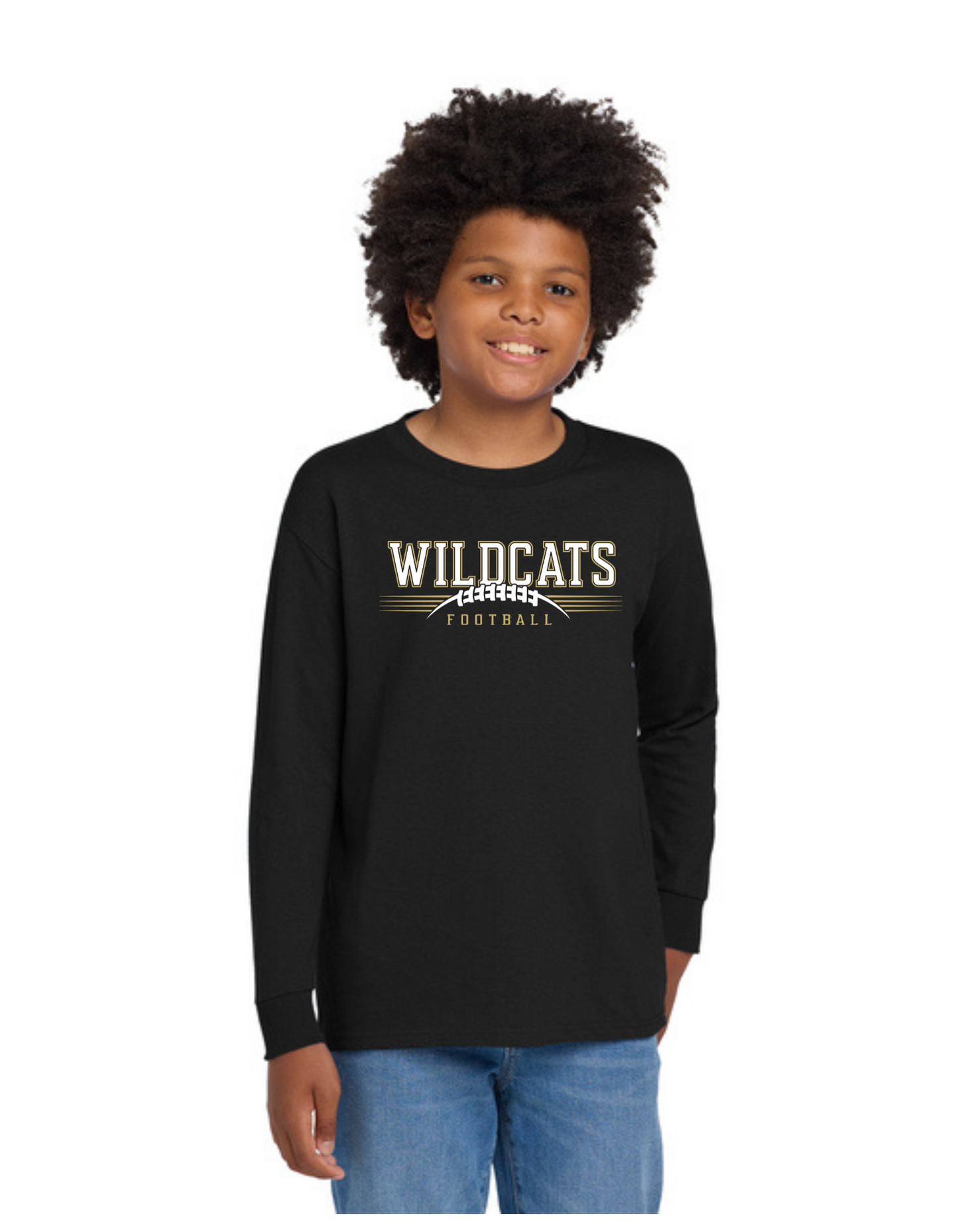WWJR Football Gildan Long sleeve Tee Youth & Adult