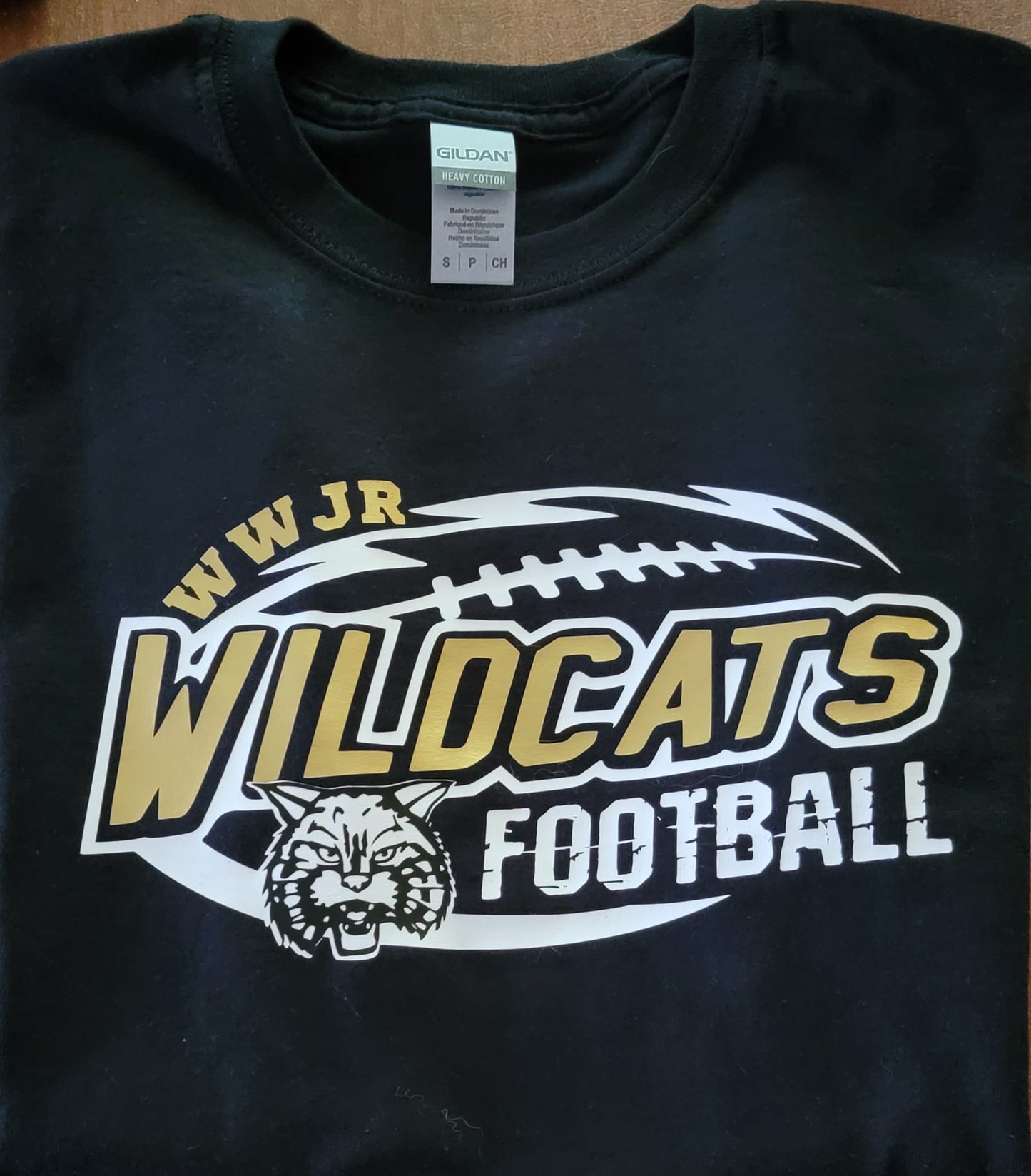 WWJR Wildcats Football Design Fundraiser item Adult and Children