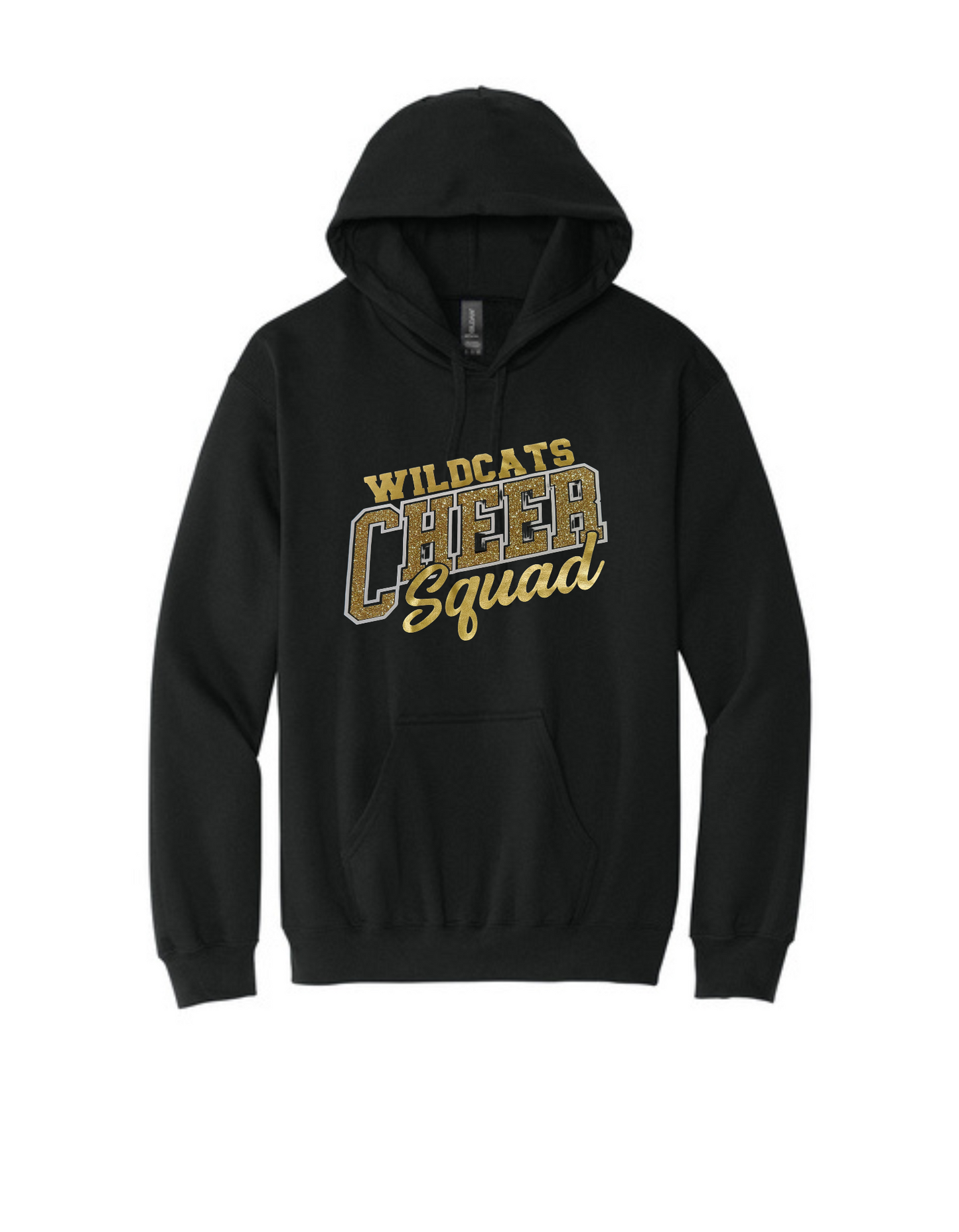 WWJR Wildcats Glitter Cheer Designs Youth Gildan® Softstyle® Pullover Hooded Sweatshirt