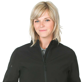 WOMENS Dunbrooke Sonoma Softshell Jacket / Black / Water Resistant