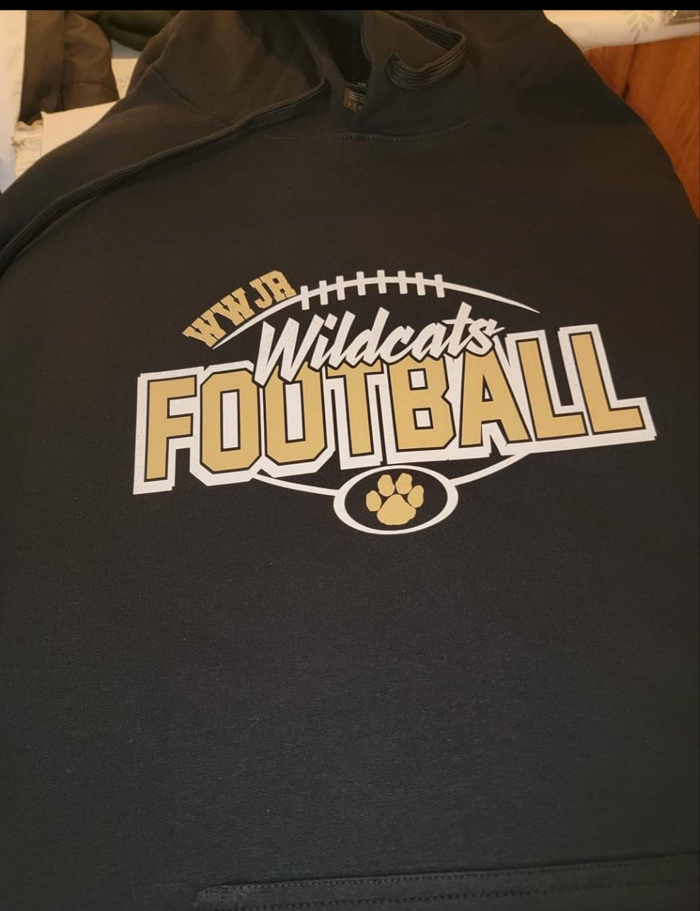 WWJR Wildcats Football Design Fundraiser item Adult and Children