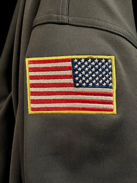 Embroidered Reverse American Flag- Not a Patch