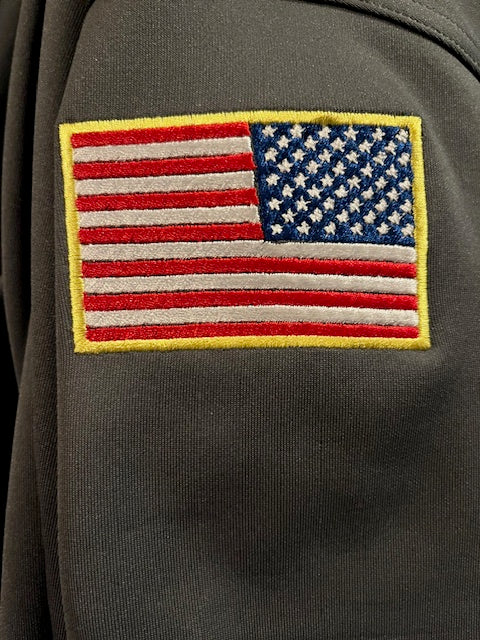 Embroidered Reverse American Flag- Not a Patch