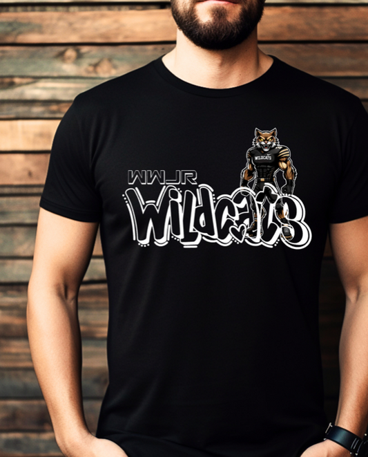 WWJR Wildcats New 2024 Design Fundraiser item Adult and Children