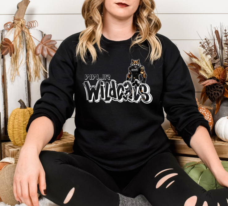 WWJR Wildcats New 2024 Design Fundraiser item Adult and Children