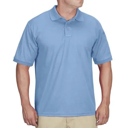 Men's Uniform Polo - Short Sleeve / Light Blue