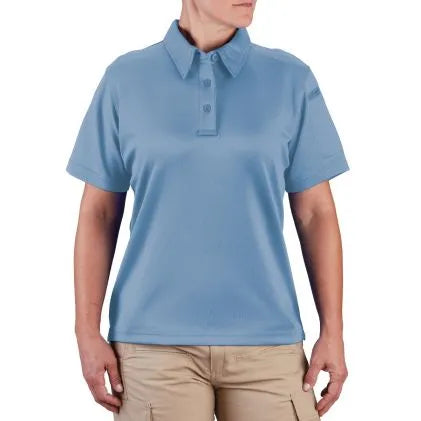 I.C.E.® Women's Performance Polo - Short Sleeve-Light Blue