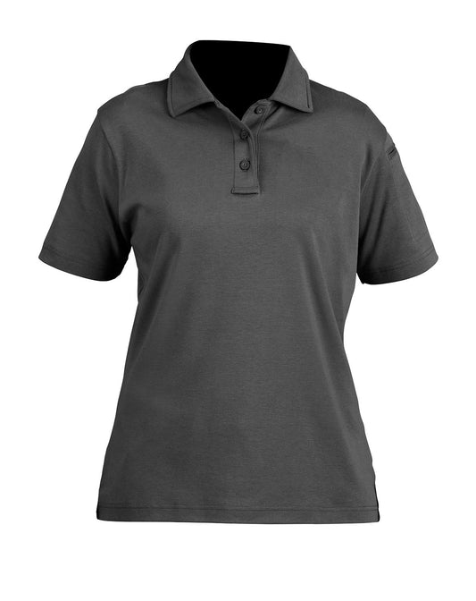 WOMENS PROPPER Uniform Cotton Polo-Short Sleeve / Charcoal