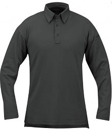 MENS PROPPER I.C.E. Performance-Long Sleeve Polo / Charcoal