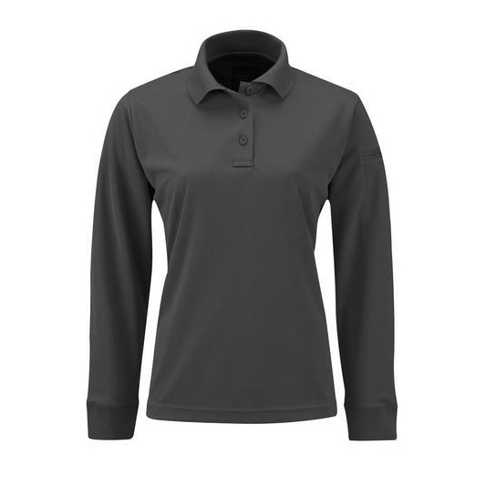 WOMENS PROPPER Women's Long Sleeve Uniform Polo / Charcoal