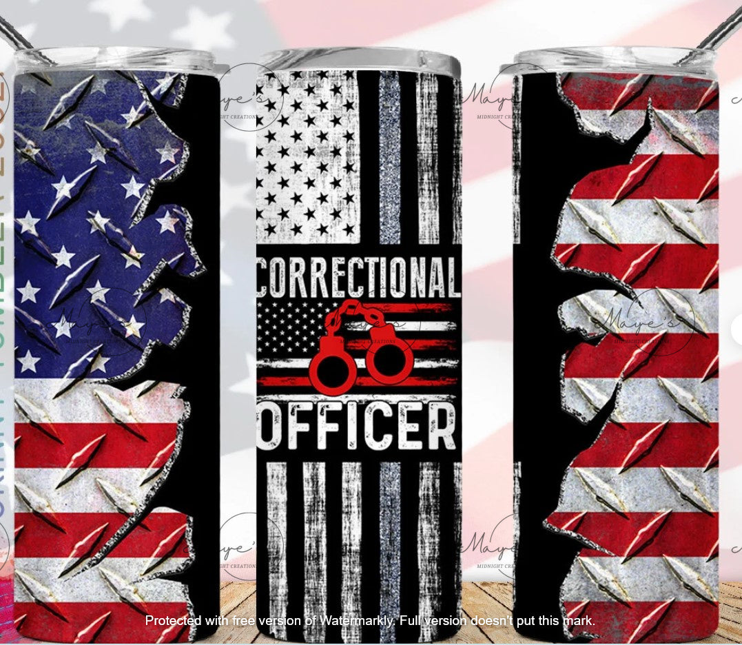 20 oz Correctional Officer Tumbler